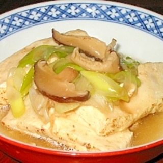 豆腐とネギの中華うま煮